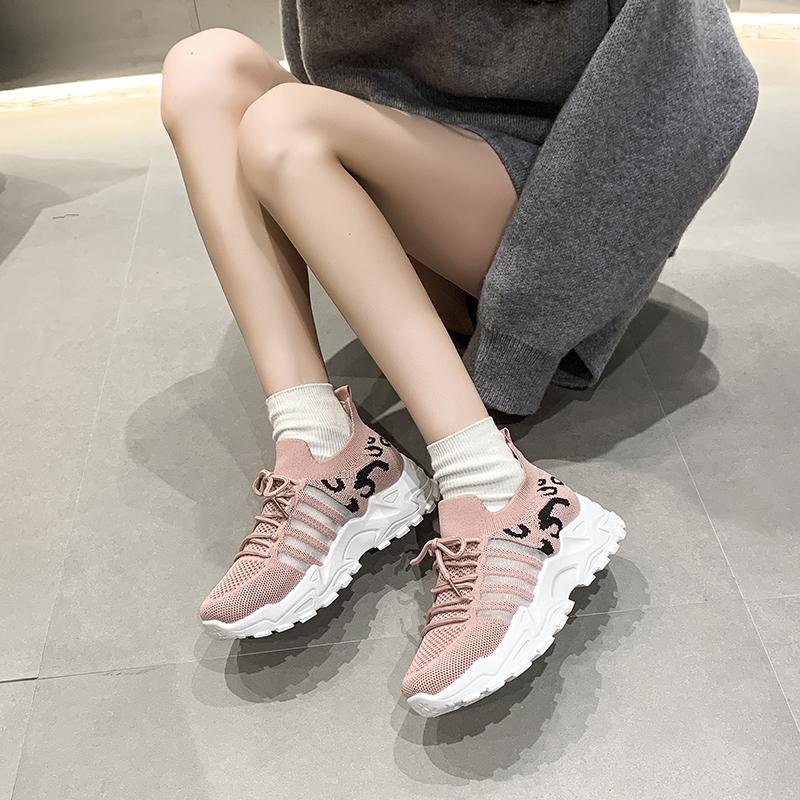 Fashion Shoes for Women Mesh Breathable Sports Fashionable and Versatile Casual Shoes White Sneakers Women Zapatos Mujer
