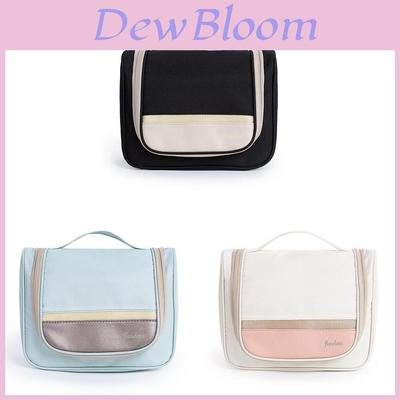 Travel Makeup Bag With Hook Large Capacity Waterproof Organizer For Bathroom Storage