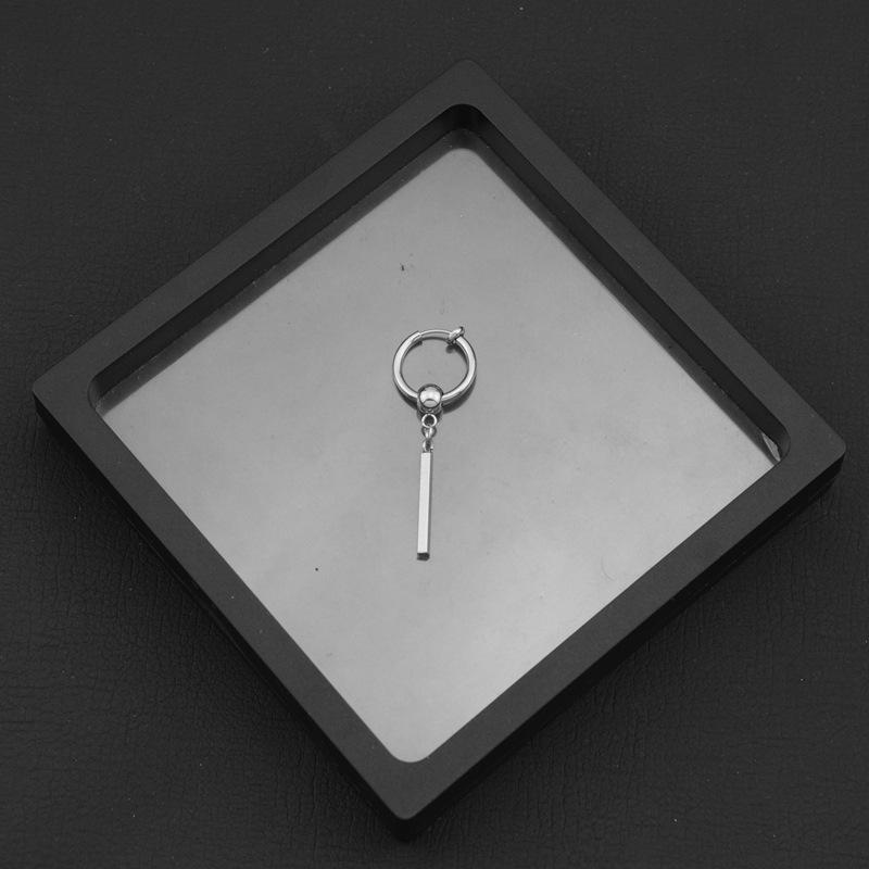 Подвески из нержавеющей стали серьги-хагги модные персонализированные панк геометрические линии палочки свисающие подарки бойфренд