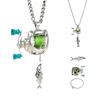 Creative Gift with Rotatable Handle Mini Fishing Reel Jewelry Accessories Alloy Fishing Reel Ring DIY Fishing Reel Jewelry Set