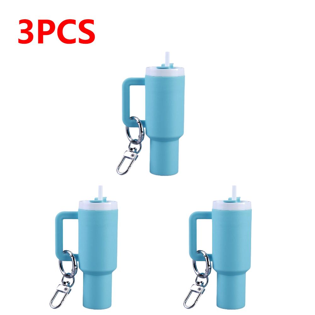 Mini Cup Keychain Mini Tumbler Keychain Cute Tumbler Key Ring Handbag Charms Key Ring Mini Keychain Pendant for Handbag Decor