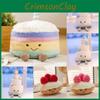 Cake Plush Birthday Toys Rainbow Cake Design Soft Stuffed Dolls Girls Gifts