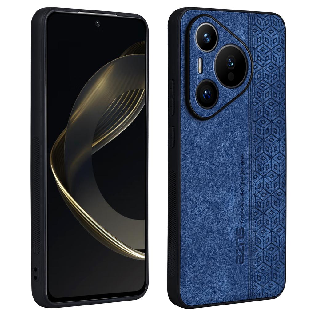 AZNS For Huawei Pura 70 Case PU Leather+TPU Scratch Resistant Back Cover