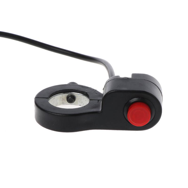 22mm 7/8" Motorcycle Handlebar Horn Speaker Connection Button Equip