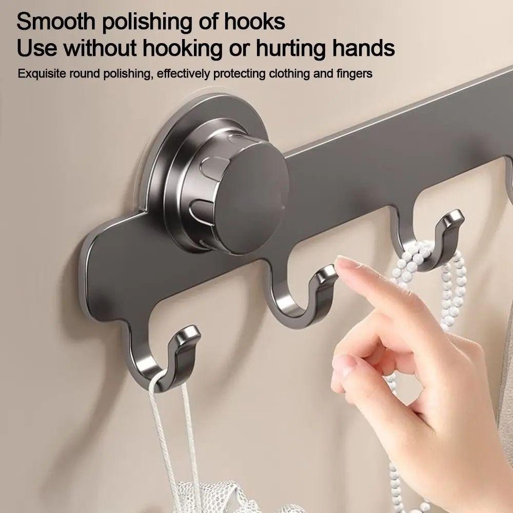 Strong Load-bearing Bathroom Towel Holder Waterproof Hanging Coat Rack Restroom