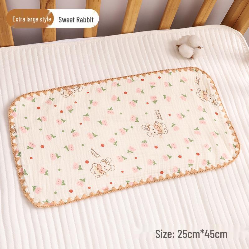 Baby Cloud Breathable Cotton Pillow - Infant Anti-Spit Design, 0-6 Months