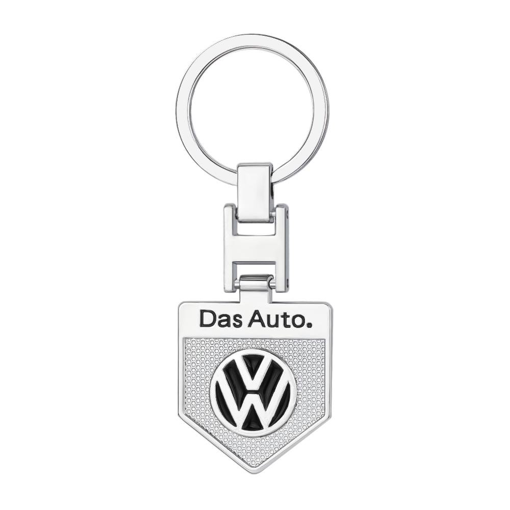 3D Metal Leather Car Keychain Key Chain Ring Accessories For Volkswagen GTI Golf Polo 6 7 Passat VW CC Tiguan T-ROC Jetta Taigo Ev6