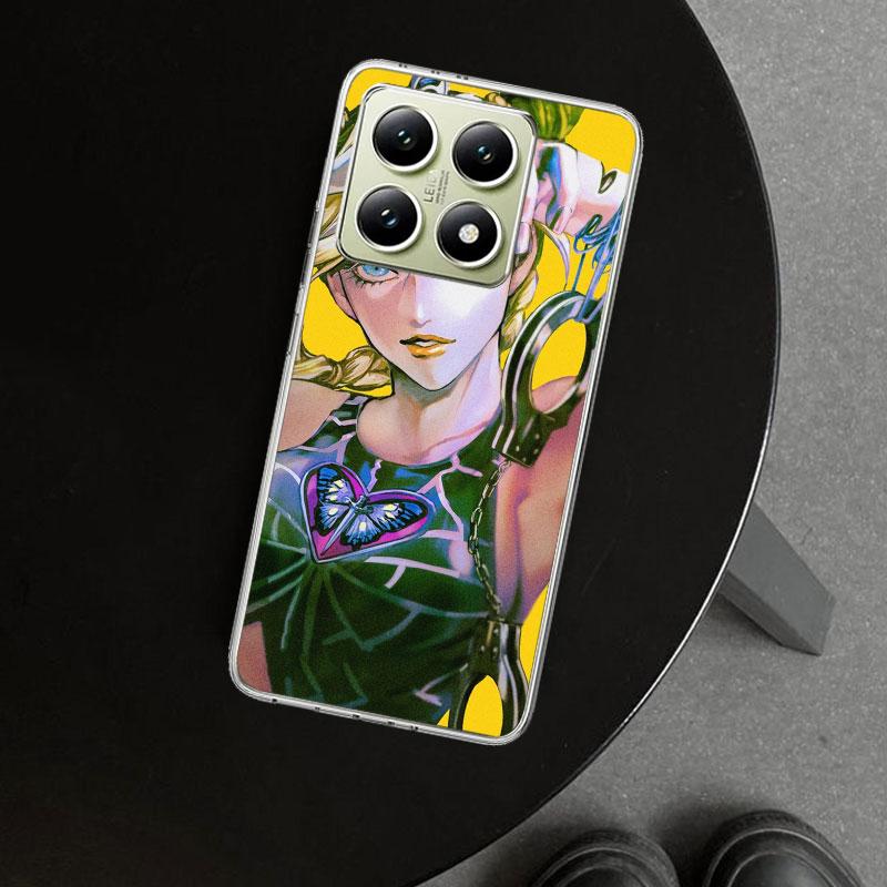 JoJo's Bizarre Adventure Jolyne Cujoh Phone Case Cover for Xiaomi Redmi Note 15 14 13 12 11 Pro Plus 14S 12S 11S 11T 11E 10S 10