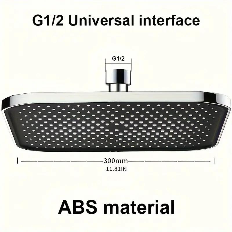 Neues Druckduschkopf-Set Haushalt Quadratisch Großes Paneel Universal Badezimmer Große Wasser Duschkombination