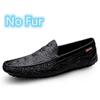 Fashion Crocodile Pattern Mens Loafers Genuine Leather Casual Shoes Men Slip-On Shoes Lightweight Man Driving Flat Fashion New Mocasines
