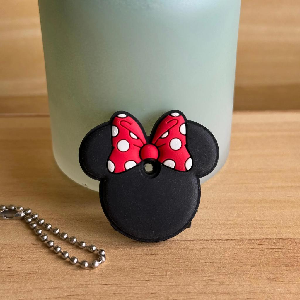 New Stitch Minnie Key Chains Spider Cartoon Keychain Cat Key Cover Caps Car Keychain Key Ring Holder Women