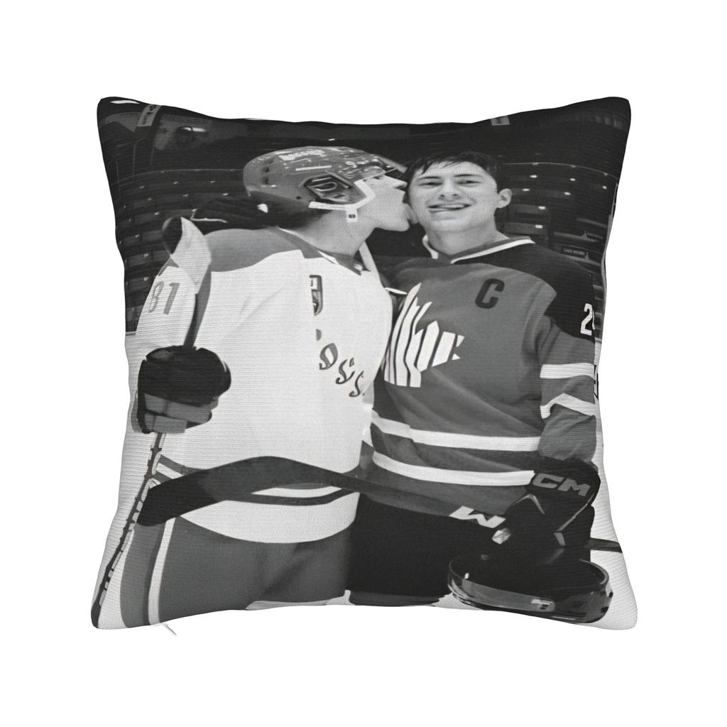 Warmes Schlafzimmer Hudson Williams Connor Storrie Rozanov Beheizte Rivalität Kissenbezüge Merch Kissenbezüge Quadratisch Multi-Größe
