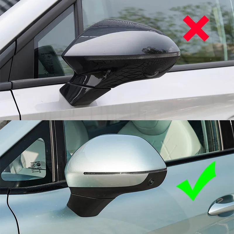 Protective Cover Decoration Door Mirror Cover For MG 4 MG4 EV 2026 2027 Car Rearview Accessories White Black Purple