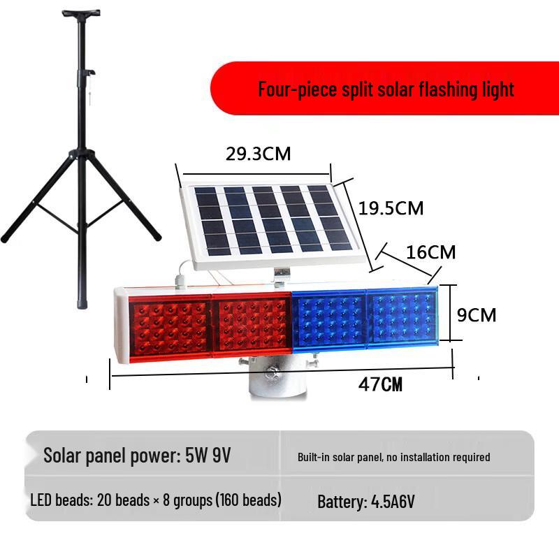 HEIXIE Solar Warning Strobe Light