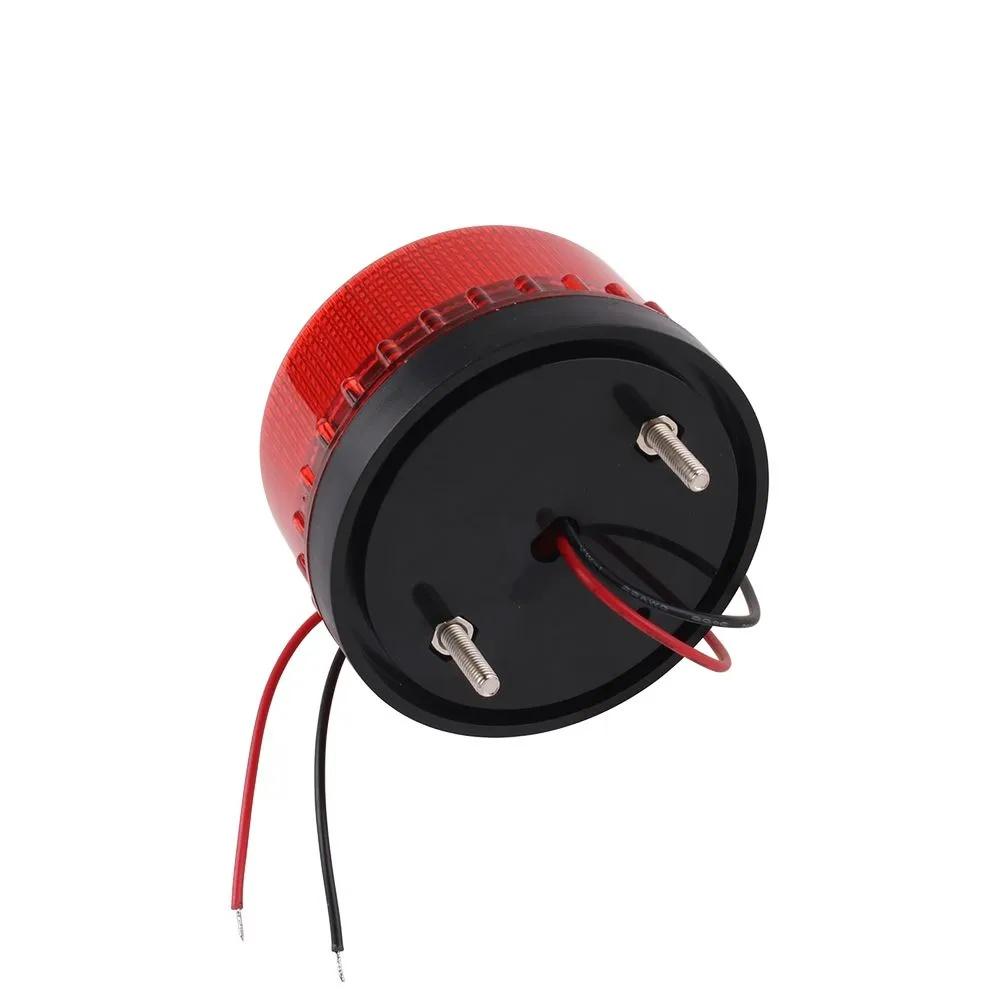 Strobe Signal Warning light with alarm sound buzzer N-3071 12V 24V 220V LED Lamp small Flashing Light Indicator lights LTE-5061 No sound&220V зелёный