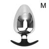 Anal Dildo Prostate Massager Anus Dilator Private Goods Sex Toys For Women Men with Suction Cup Extra Big Diameter Anal Plug Smooth Metal Butt Plug