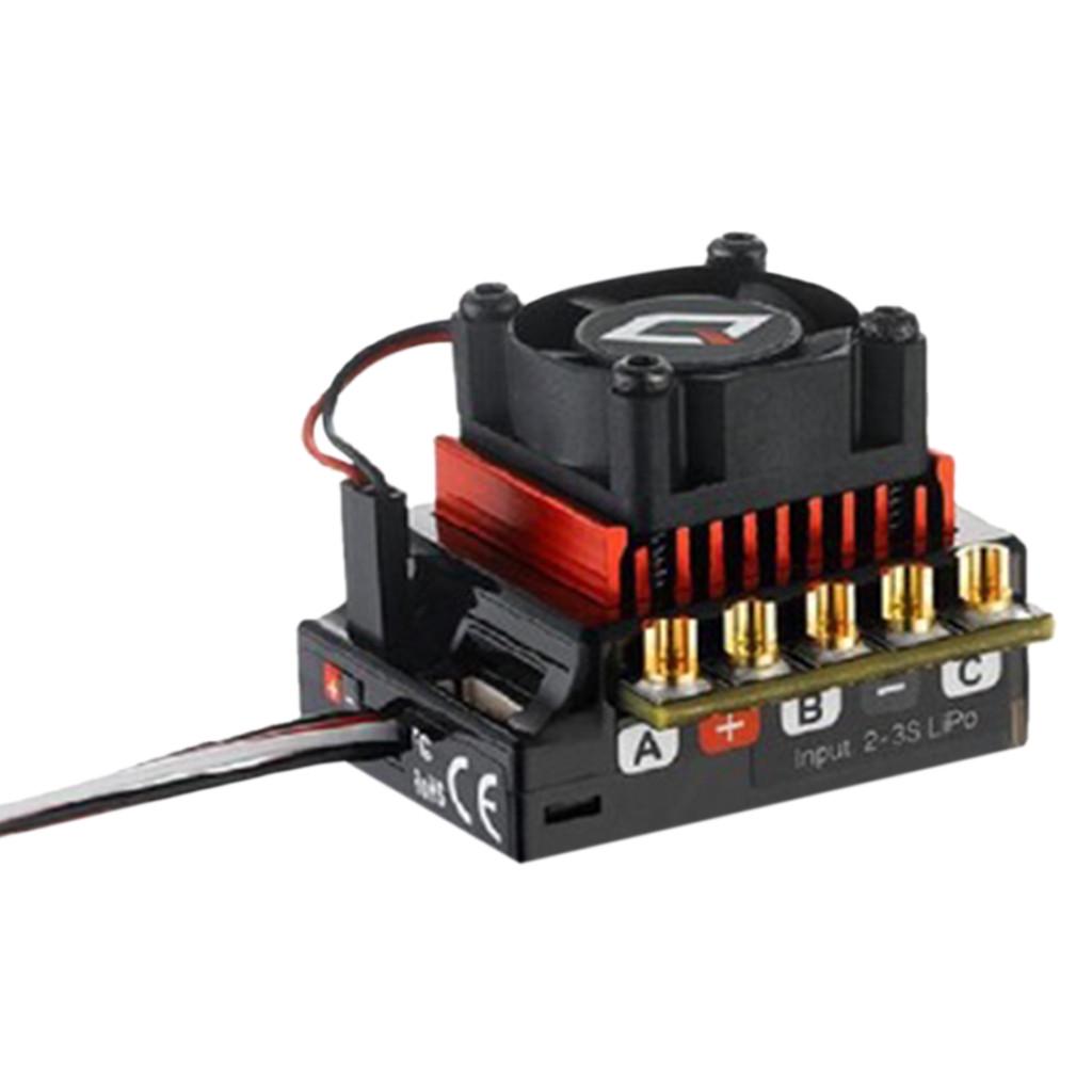 Buy HobbyWing QuicRun 1/10 Brushless Sensored 120A ESC 10BL120 For Car ...