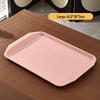 Yuede Commercial Rectangular Thickened Plastic Non-slip Tray