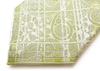 [SIMON CARTER] Simon Carter Paisley Check Silk Tie (Yellow-Green)