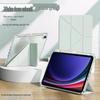 Samsung Galaxy Tab S9 Protective Case: 3+Y Fold, Transparent Acrylic, Full Coverage