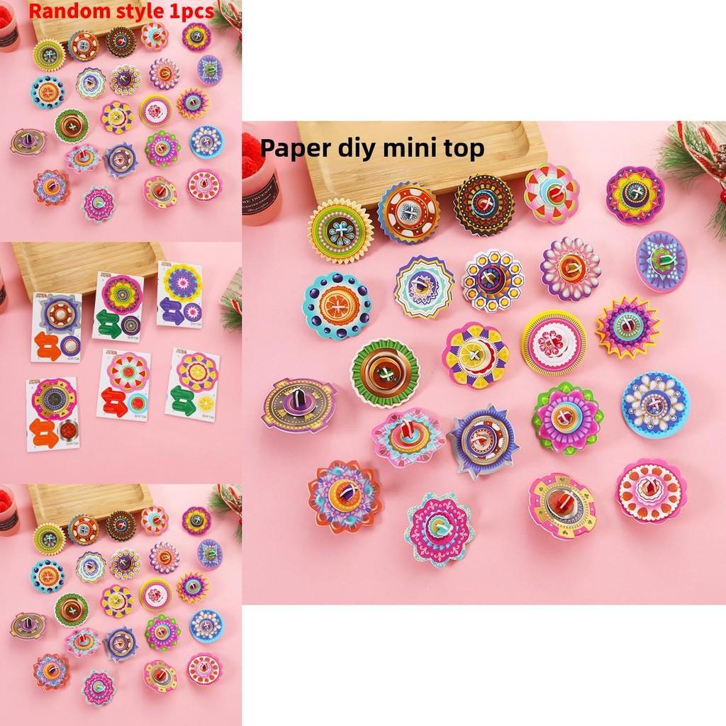 Diy Childrens 3d Puzzle Paper Gyroscope Art Craft Gift For Kids And School Rewards