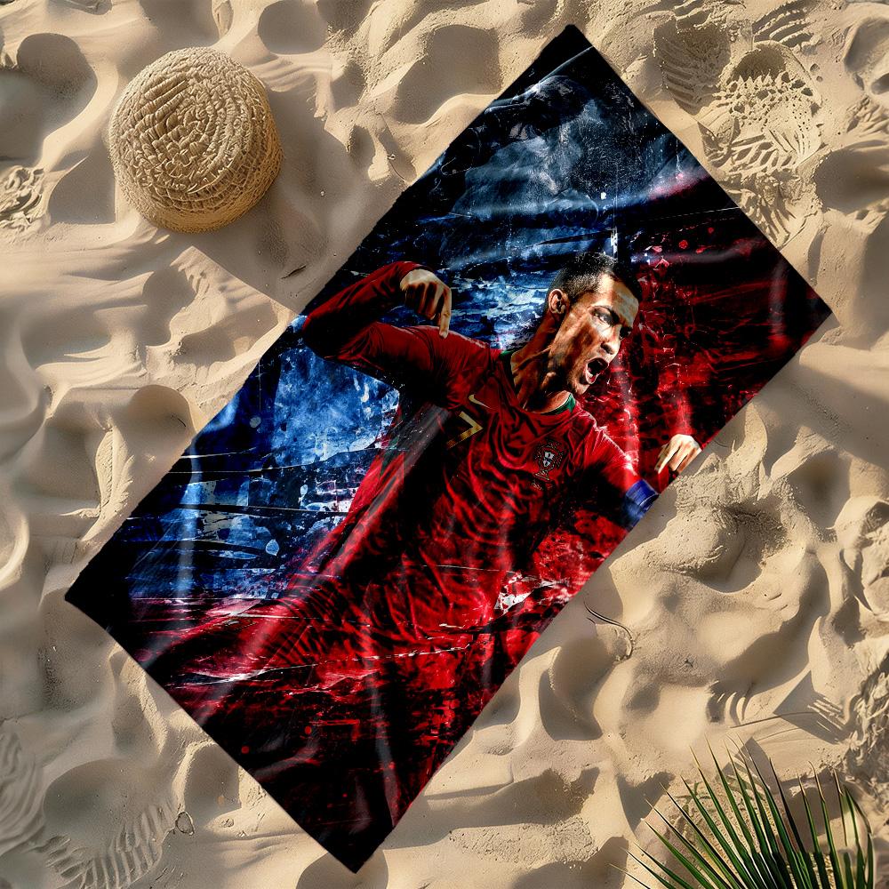 Ronaldo's Prime Moment Beach Towel Quick-Dry Soft Microfiber Comfortable Lightweight
