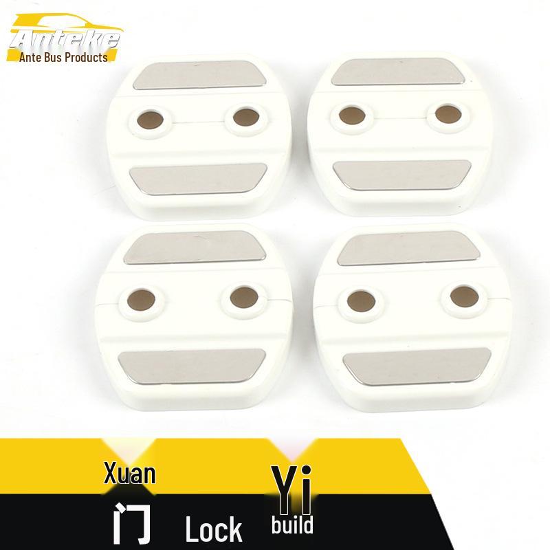 Sylphy Door Lock Cover & Buckle Protector Decorative Sticker Set