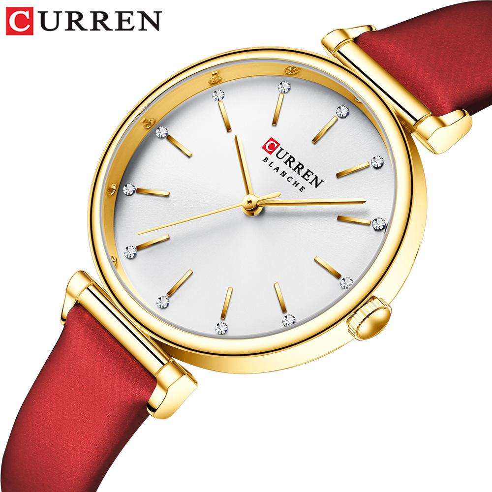 Curren Karin 9081 Damenmode Lederarmband Armbanduhr - Einfaches, Schönes, Trendiges Jugenddesign