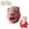 Pig Sing2 Rossi Adult Latex Headgear Mask Angry Expression Cosplay Around Film
