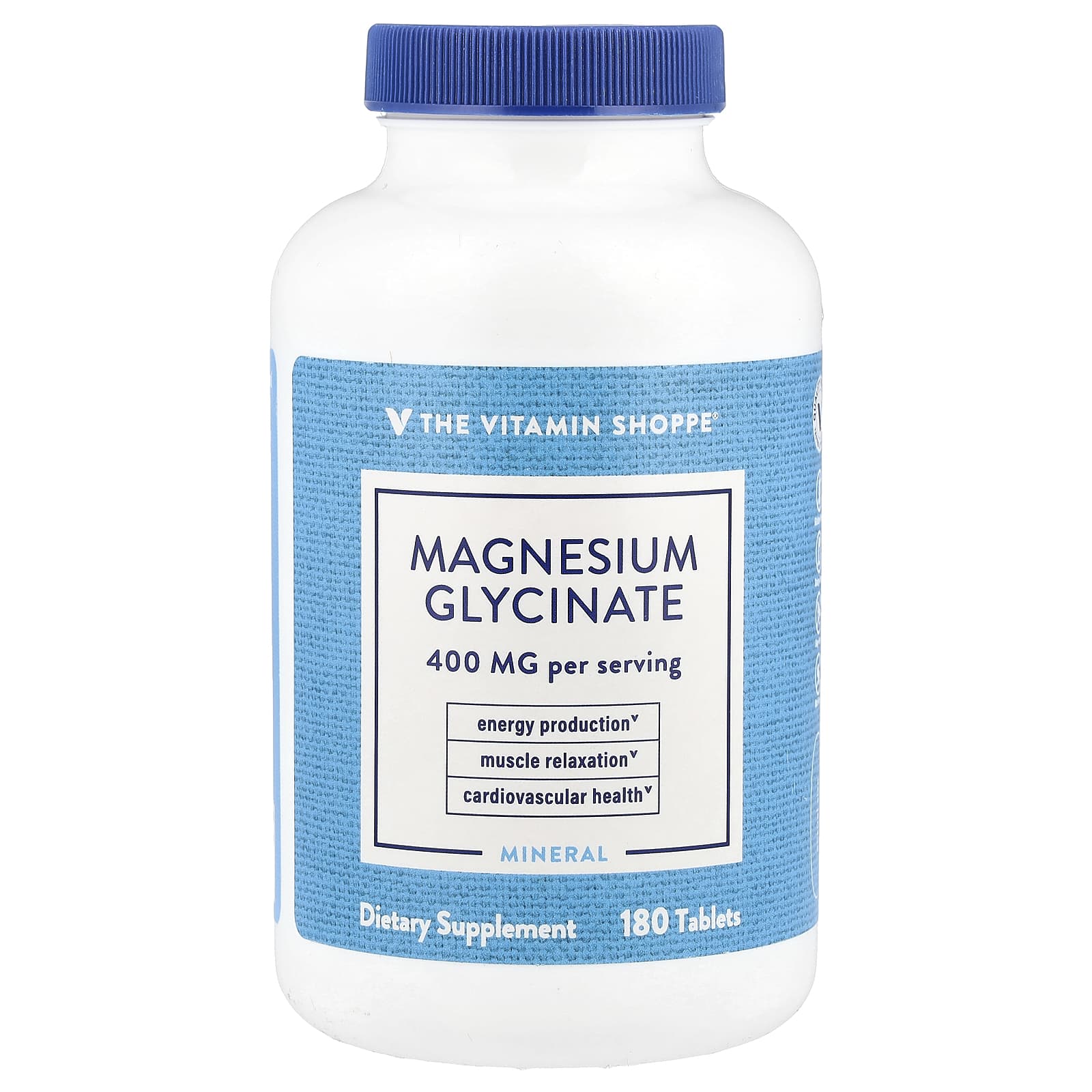 

Glycine Magnesium, 400Mg, 180 Tablets (200Mg per tablet)