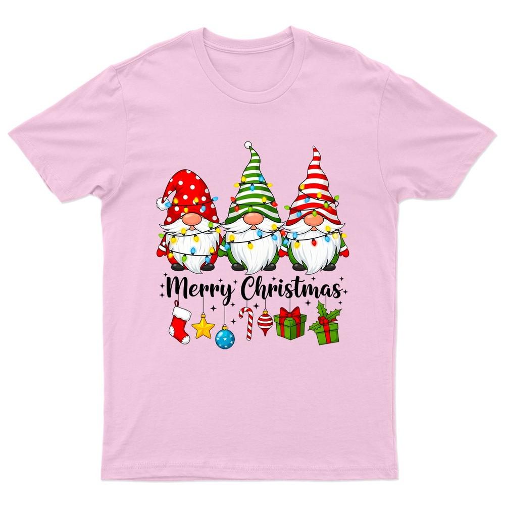 Merry Christmas Gnomes Holiday TShirt Unisex Gift Retro Funny Unisexs Vintage