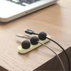 Nuovo Avvolgicavo Magnetico Universale Clip per Cavo Dati USB Organizer Autoadesivo Protettore Gestore Cavi da Tavolo/Auto Supporto di Archiviazione