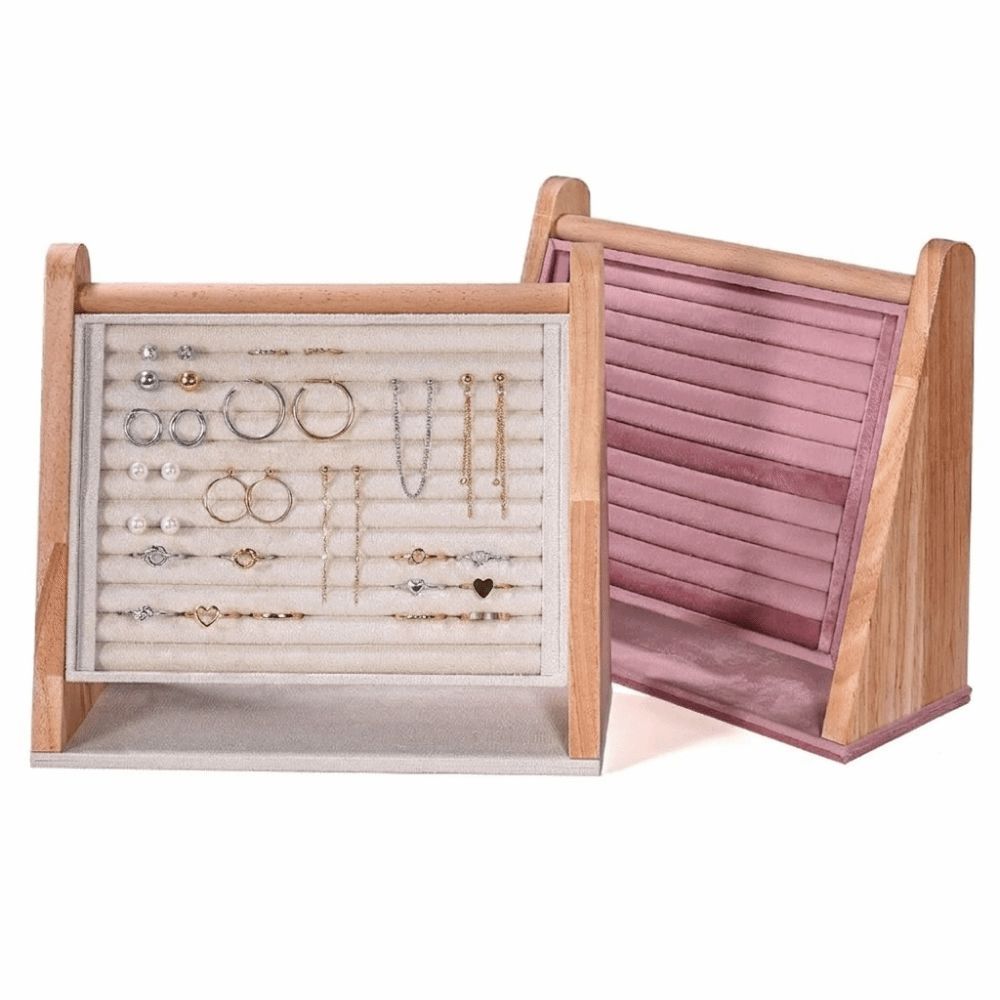 High-end Necklace Ring Holder Multi-Tier Jewelry Display Stand Earring Organizer  Boutique Showcase