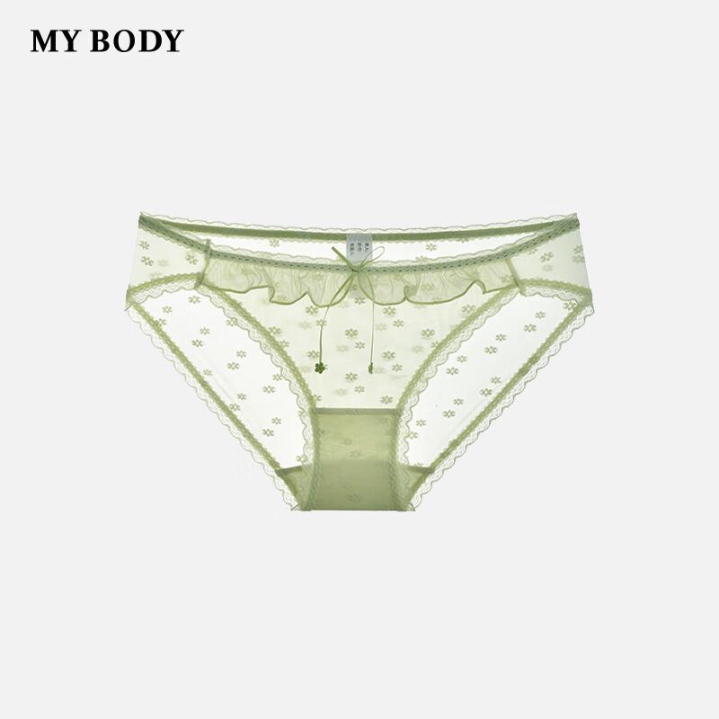 

mybody Women s Floral Lace Low-Rise Briefs M