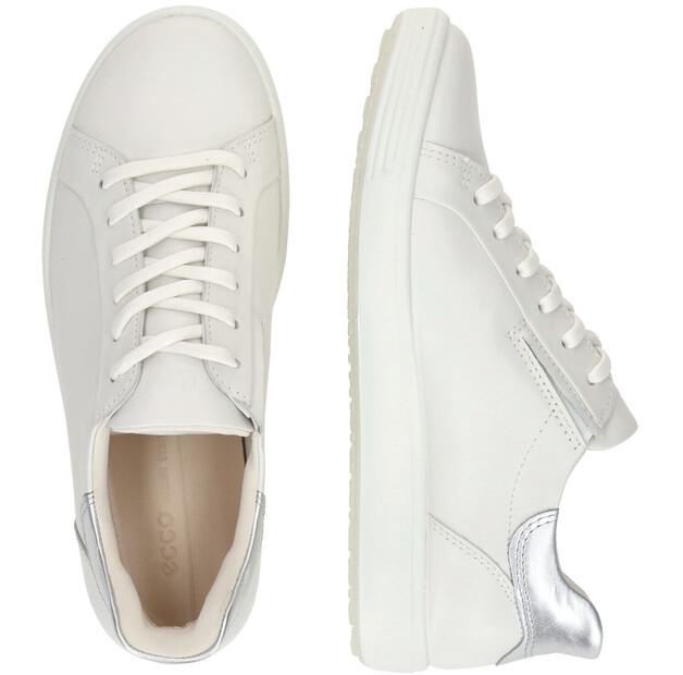 Women's Ecco Soft Easy Slip Low Premium-leather White