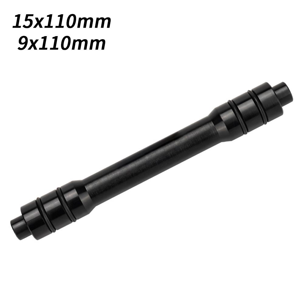 Bike Hub Axle Adapter 12mm / 15mm To 9mm 7075 Aluminum Alloy Quick Detachable Hub Axle Adapter For MTB Road Bike Wheel