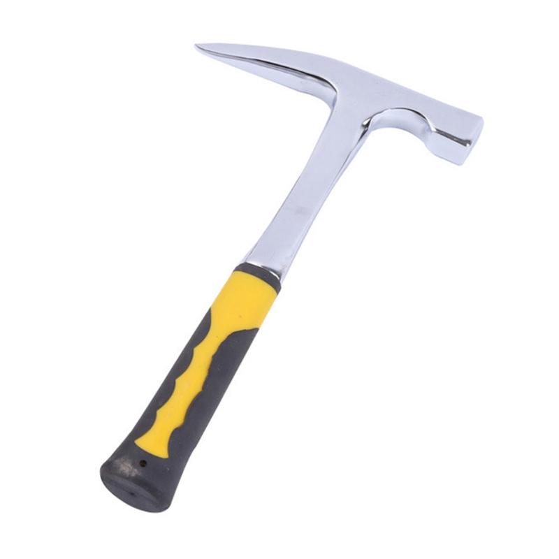 Rock Pick Hammer Brick Hammer Steel Geologist's Hammer Used For Mining & Geological Exploration Manual Hand Tool