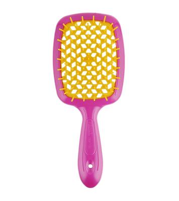 Comb SUPER BRUSH Pink with Yellow