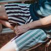 Sunday Lounge Men Pajama Shorts Mint Stripe Smjda5p0005