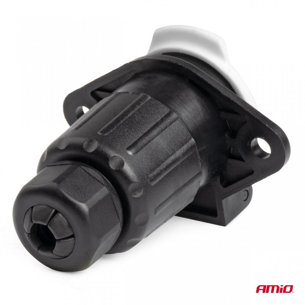 Trailer Socket 7 Pin Type 24V Tir Amio-03223