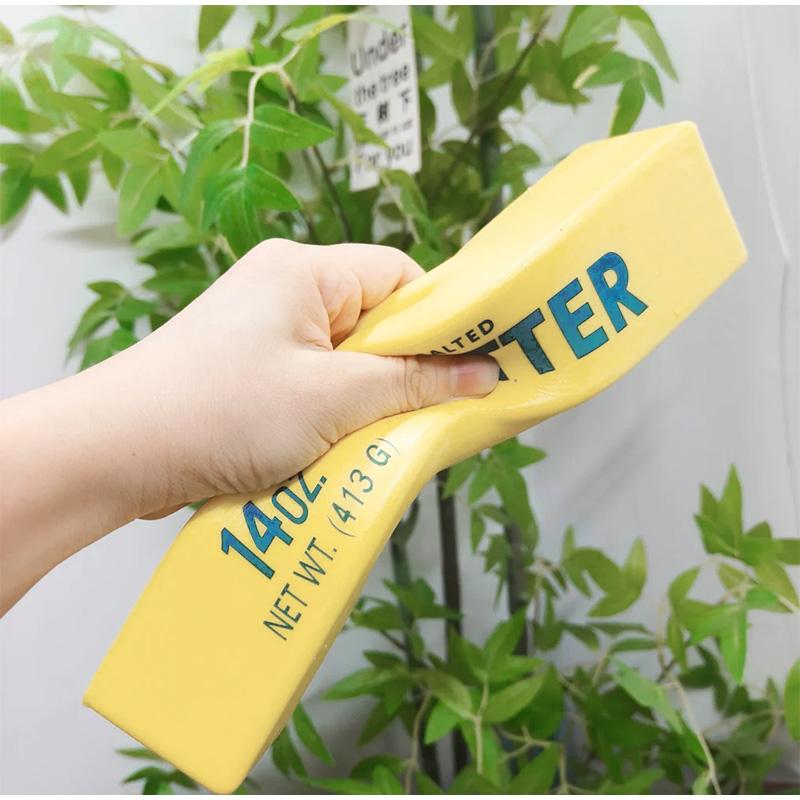 Extra Large 24Cm Butter Squishy Toy Slow Rebound Wet Soft Stretchy Texture Portable Stress Release Fidget Squeeze Vent Toy Gift