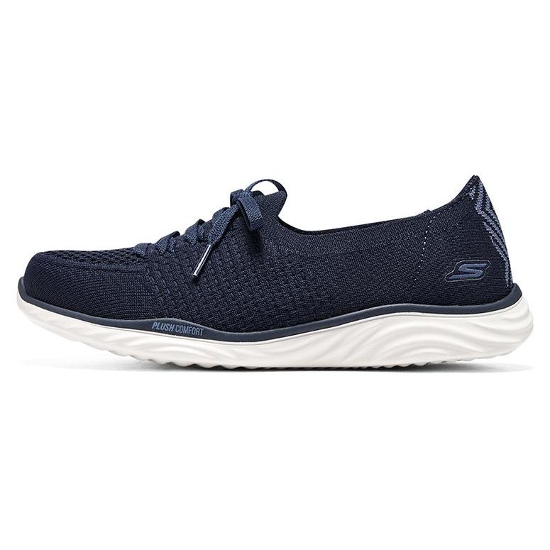 Skechers On-The-GO Flex Ideal Fabric Comfortable Daily Wear Durable Low-Top Casual Shoes Women sneaker Blue White 137061-NVY 36