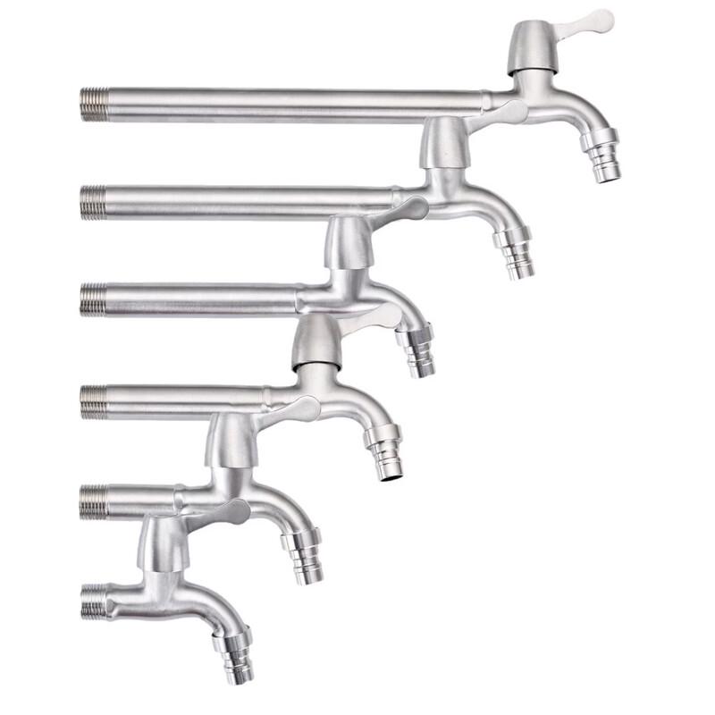 PKSUKB Stainless Steel Extended Single Cold Mop Faucet