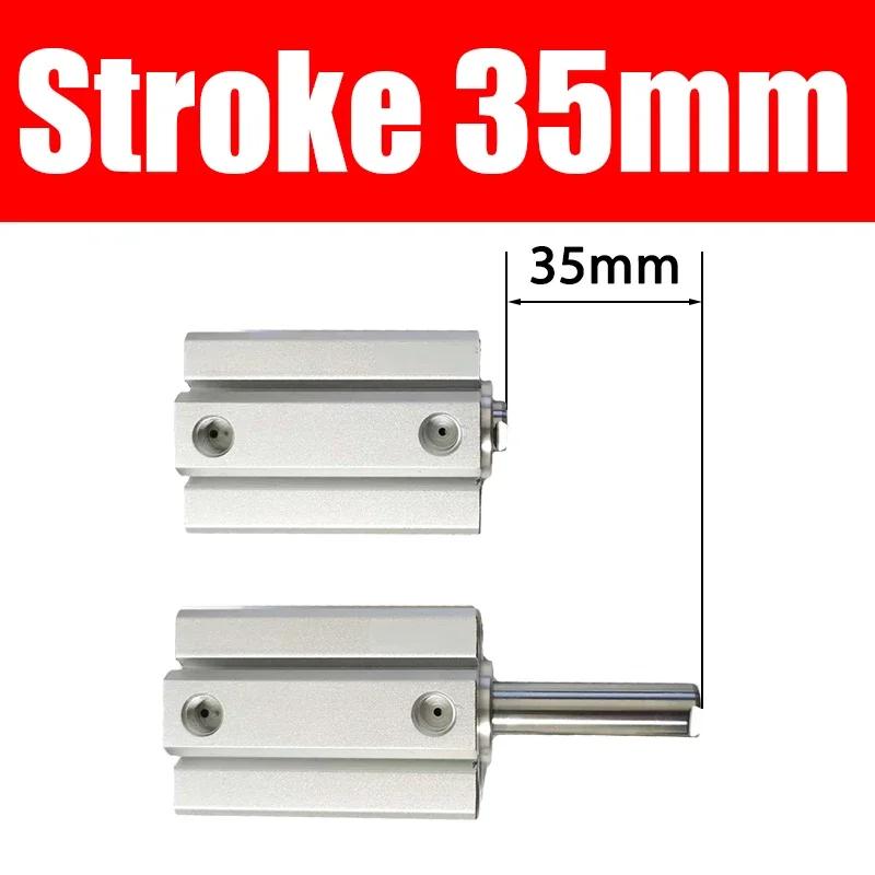 SDA Thin Cylinder Small Pneumatic 20/25/32/40/50/63/80X10X15X30X60 Cylinder Collection