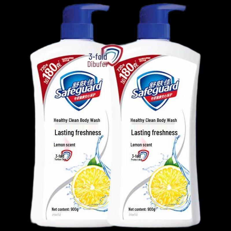 Safeguard Lemon Fresh Shower Gel (2 x 900g)