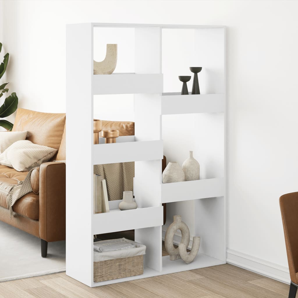 Room Divider White 100 x 33 x 155.5 cm Engineered Wood
