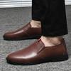 Men's Shoes Business Men's Shoes, Cattle Casual Doudou Shoes Leather Case Foot Driving Shoes