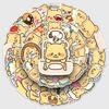 50 Sheets Butter Bear Doodle Stickers: Cute Cartoon Expressions for Packaging, Water Bottles, Phone Cases, and More