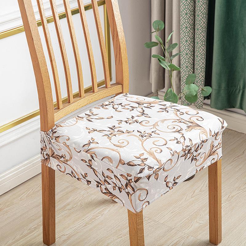 New Color Elastic Chair Cover Printed All-Inclusive Non-Slip Dining Chair Cushion Cover Home Hotel One-Piece Chair Cover