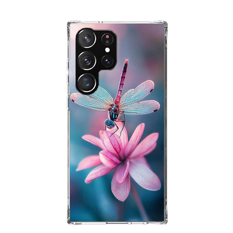Beautiful Dragonfly Enthusiasts Phone Case For Samsung Galaxy S26 S25 Edge S24 S23 FE S22 Ultra S21 Plus S20 + Fundas Cover Coqu